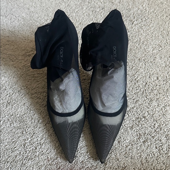 🔥Dolce&Gabbana🔥 stretch spandex and nylon sheer mesh ankle booties - Picture 7 of 8